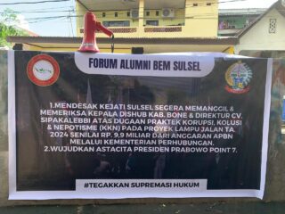 FABEM SULSEL dan PB JMHI, Desak KPK dan Kejagung untuk Periksa Kepala Dishub Bone dan Dirut Cv. Sipakalebbi