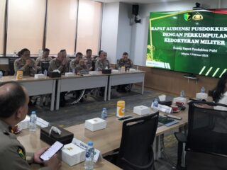 Foto Ist Perkumpulan kedokteran Militer menggelar audiensi dengan Pusat Kedokteran dan Kesehatan Polri di Ruang Rapat Pusdokkes Polri