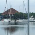Tampak Banyuwangi Internasional Yacht Club dari kejauhan