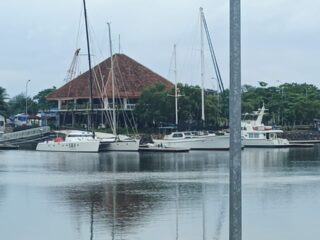 Tampak Banyuwangi Internasional Yacht Club dari kejauhan