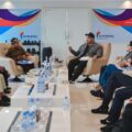 Menteri Pemuda dan Olahraga Republik Indonesia (Menpora RI) Dito Ariotedjo, menerima Gubernur Kalimantan Utara (Kaltara) Zainal Arifin Paliwang yang hadir bersama Kadispora Saiful Bahri, Sekretaris Dinas Muhammad Faisal Ramadhan di Kantor Kemenpora, Senayan, Jakarta, Jumat (4/7).(foto:bagus/kemenpora.go.id)