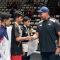 Menteri Pemuda dan Olahraga Republik Indonesia (Menpora RI) Dito Ariotedjo, menghadiri final Seleksi Nasional (Seleknas) cabang olahraga tinju yang bertajuk Piala Menteri Pemuda dan Olahraga (Menpora) 2025 di Hall Basket Kompleks Gelora Bung Karno (GBK) Senayan, Jakarta.(foto:Gilang/kemenpora.go.id)