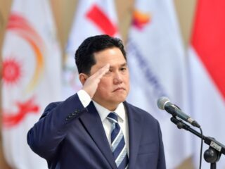 Menteri Pemuda dan Olahraga Republik Indonesia (Menpora RI) Erick Thohir menyatakan sikap tegas pemerintah Indonesia terkait pernyataan Komite Olimpiade Internasional (IOC) agar federasi olahraga internasional tidak menyelenggarakan ajang olahraga di Indonesia murni berdasarkan prinsip Undang-Undang Dasar 1945. (foto:Andre/kemenpora.go.id)