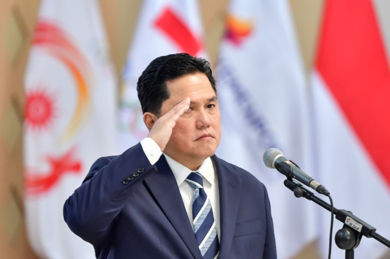 Menteri Pemuda dan Olahraga Republik Indonesia (Menpora RI) Erick Thohir menyatakan sikap tegas pemerintah Indonesia terkait pernyataan Komite Olimpiade Internasional (IOC) agar federasi olahraga internasional tidak menyelenggarakan ajang olahraga di Indonesia murni berdasarkan prinsip Undang-Undang Dasar 1945. (foto:Andre/kemenpora.go.id)