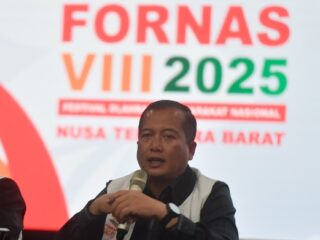 Wakil Presiden Republik Indonesia, Gibran Rakabuming Raka direncanakan akan hadir saat penutupan Festival Olahraga Masyarakat Nasional (FORNAS)VIII Nusa Tenggara Barat (NTB) 2025 di Eks Bandara Selaparang, Mataram pada Jumat (1/8) besok.(foto:bagus/kemenpora.go.id)