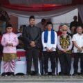 Menteri Pemuda dan Olahraga Republik Indonesia (Menpora RI) Dito Ariotedjo menghadiri Upacara Peringatan Hari Ulang Tahun (HUT) ke-80 Kemerdekaan Republik Indonesia di Halaman Kantor Kemenpora, Senayan, Jakarta, Minggu (17/8) pagi.(Foto: Herry/kemenpora.go.id)