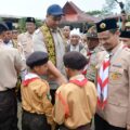 Menteri Pemuda dan Olahraga (Menpora) RI Dito Ariotedjo membuka Islamic Scout Camp of Hidayatullah (ISCH) III atau Jambore Ke-3 Satuan Komunitas (Sako) Pramuka Hidayatullah di Pondok Pesantren (Ponpes) Hidayatullah Gunung Tembak, Kota Balikpapan, Kalimantan Timur (Kaltim), Kamis (21/8) pagi.(foto:bagus/kemenpora.go.id)