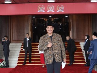 Menteri Pemuda dan Olahraga Republik Indonesia (Menpora RI) Dito Aritedjo hari Jumat (15/08) pagi menghadiri Sidang Tahunan MPR RI dan Sidang Bersama DPR RI dan DPD RI di Gedung Nusantara MPR/DPR RI, Jakarta. (foto:dokparlemen.id)