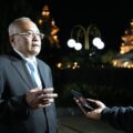 Sekretaris Kementerian Pemuda dan Olahraga (Sesmenpora), Gunawan Suswantoro, mengikuti upacara ziarah nasional dan renungan suci dalam rangka peringatan Hari Pahlawan 2025. Kegiatan ini dipimpin Presiden Prabowo Subianto. (foto:Herry/kemenpora.go id)