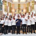 Menteri Pemuda dan Olahraga Republik Indonesia (Menpora RI) Erick Thohir, menerima audiensi Ketua Umum Perkumpulan Besar Padel (PBPI) Galih Kartasasmita yang hadir bersama pengurus lainnya serta timnas putra putri padel Indonesia di Media Center Kantor Kemenpora, Senayan, Jakarta, Selasa (2/12). (foto:Andre/kemenpora.go.id)