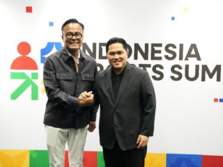 COO Danantara Dony Oskaria menyampaikan komitmennya dalam mendukung program-program besar Kemenpora RI yang memberikan manfaat bagi Indonesia. Salah satunya pengembangan sport tourism yang dinilai telah berkembang menjadi sumber pertumbuhan ekonomi baru bagi banyak negara termasuk di tanah air.(foto:Andre/kemenpora.go.id)