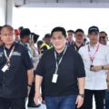 Menteri Pemuda dan Olahraga Republik Indonesia (Menpora RI) Erick Thohir didampingi Wakil Menteri Pemuda dan Olahraga Republik Indonesia (Wamenpora RI) Taufik Hidayat, menyaksikan lomba balap MotoGP di Pertamina Mandalika International Sircuit, Lombok, Nusa Tenggara Barat (NTB). Sukses MotoGP Mandalika bukti nyata kolaborasi pusat, daerah dan privat sector.(foto:Andre/kemenpora.go.id)