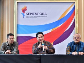 Satu tahun kepemimpinan Presiden Prabowo Subianto bersama Wakil Presiden (Wapres) Gibran Rakabuming Raka menjadi momentum penting dalam arah baru kebijakan kepemudaan dan keolahragaan nasional. Langkah-langkah strategis telah dilakukan Kementerian Pemuda dan Olahraga (Kemenpora) RI sebagai pengampu utama kedua sektor tersebut.(foto:Andre/kemenpora.go.id)