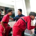 Tim nasional Indonesia U-17 asuhan Nova Arianto tiba di tanah air usai berjuang demi mengharumkan nama bangsa di ajang bergengsi Piala Dunia U-17 tahun 2025 yang berlangsung di Qatar.(foto:Gilang/kemenpora.go.id)