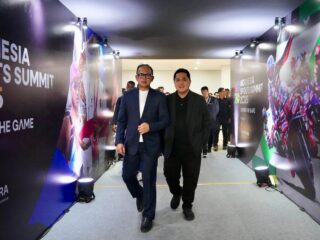 Wakil Menteri Dalam Negeri (Wamendagri) Bima Arya menjadi salah satu pembicara dalam diskusi panel forum utama Indonesia Sports Summit (ISS) 2025 bertema Collaborative Development for a Sustainable Sports Ecosystem, di Indonesia Arena, Kompleks Gelora Bung Karno (GBK), Sabtu (6/12) sore. (foto:Gilang/kemenpora.go.id)