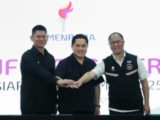 Angin segar dirasakan kontingen Indonesia yang akan berangkat ke ajang SEA Games 2025 Thailand. Pasalnya, anggaran yang semula hanya Rp 10 Miliar dengan hanya bisa memberangkatkan 120 atlet, kini meningkat menjadi Rp 60 Miliar sehingga dapat memberangkatkan hingga 700 sampai 800 atlet.(foto:raiky/kemenpora.go.id)