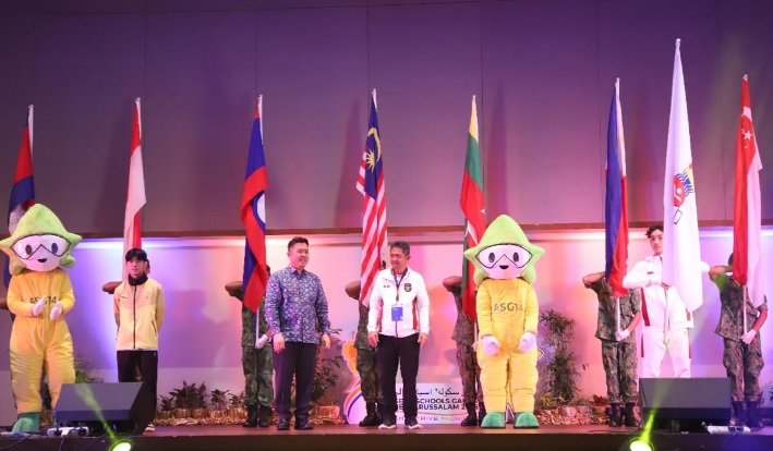 Gelaran 14th Asean School Games resmi berakhir, kontingen Indonesia berhasil keluar sebagai juara umum pada ajang ASEAN School Games 2025 yang digelar di Brunei Darussalam (28/11). (foto:ervandi/kemenpora.go.id)