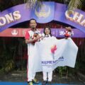 Tim balap sepeda Kemenpora berhasil meraih gelar Juara Umum pada Pekan Olahraga Nasional (Pornas) Korpri XVII Tahun 2025 setelah mengumpulkan total 4 medali terdiri dari 3 emas dan 1 perak dari berbagai nomor yang dipertandingkan.(foto:raiky/kemenpora.go.id)