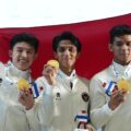 Hasil perolehan medali emas Indonesia di SEA Games 2025 Thailand setiap hari mengalami peningkatan yang signifikan. Hingga Senin (15/12) malam, Indonesia masih kokoh di peringkat kedua dengan jumlah medali 52 Emas, 65 Perak, 68 Perunggu. (foto:Herry/kemenpora.go.id)