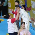 Kran medali emas Indonesia di SEA Games 2025 Thailand terus bertambah. Hingga Kamis (11/12) malam, Indonesia berhasil menambah 9 medali emas, 14 perak dan 8 perunggu. (foto: Herry/kemenpora.go.id)