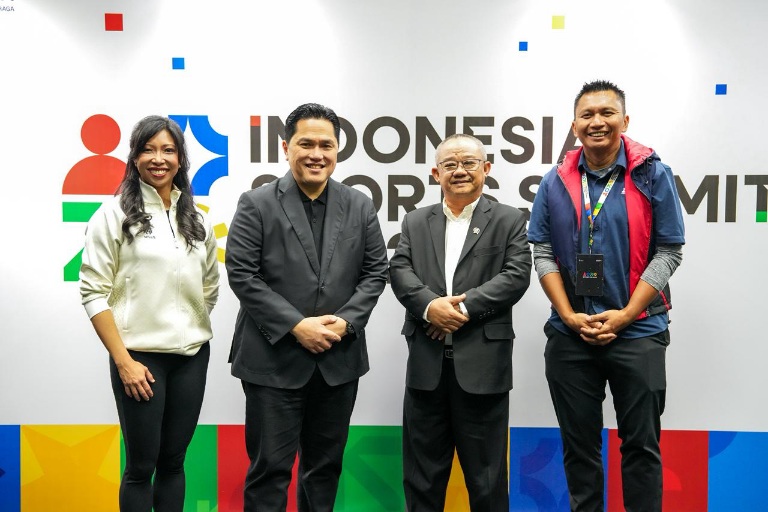 Menteri Pendidikan Dasar dan Menengah (Mendikdasmen) RI Abdul Mu’ti menyebut penyelenggaraan Indonesia Sports Summit (ISS) 2025 sebagai forum berbagi pemikiran dan sinergi keolahragaan nasional. Khususnya dalam pembinaan prestasi olahraga nasional yang dimulai dari tingkat pelajar pendidikan dasar dan menengah.(foto:andre/kemenpora.go.id)