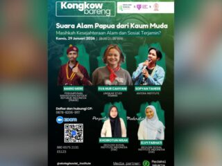 Diskusi Daring, Kaum Muda Suarakan Keadilan Lingkungan di Papua