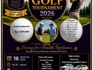 Peringati HUT ke-81 RI, PERTASINDO Inisiasi Turnamen Golf untuk Perkuat Sinergi Pemerintah dan Sektor Kesehatan